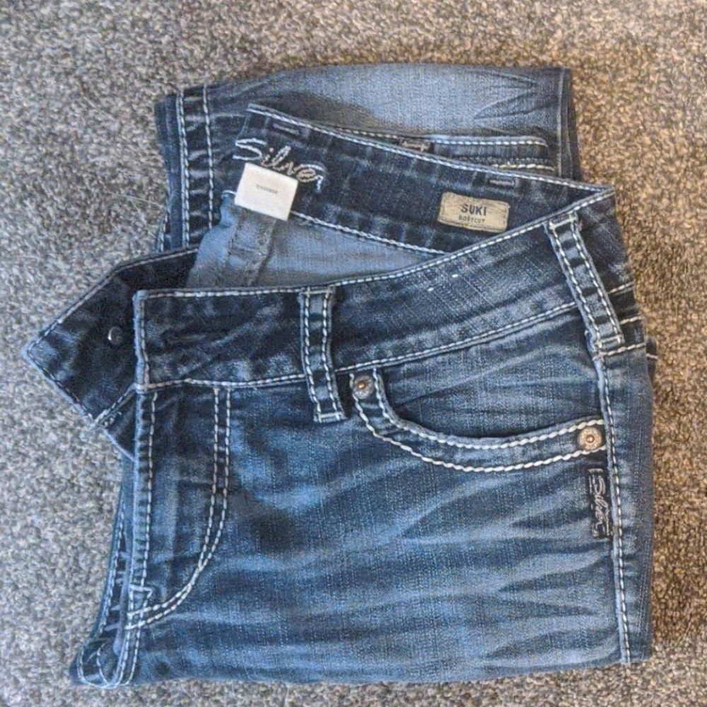Silver jeans